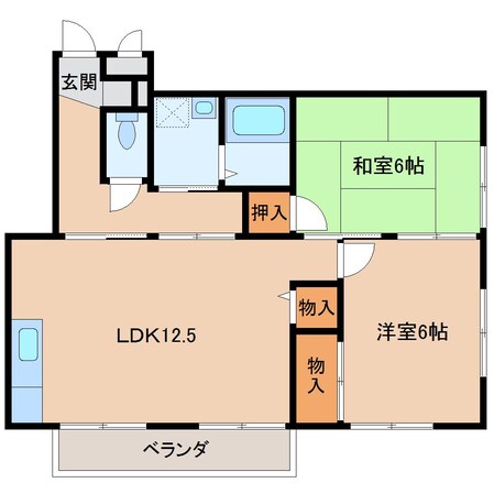 ファミーユ赤坂の物件間取画像